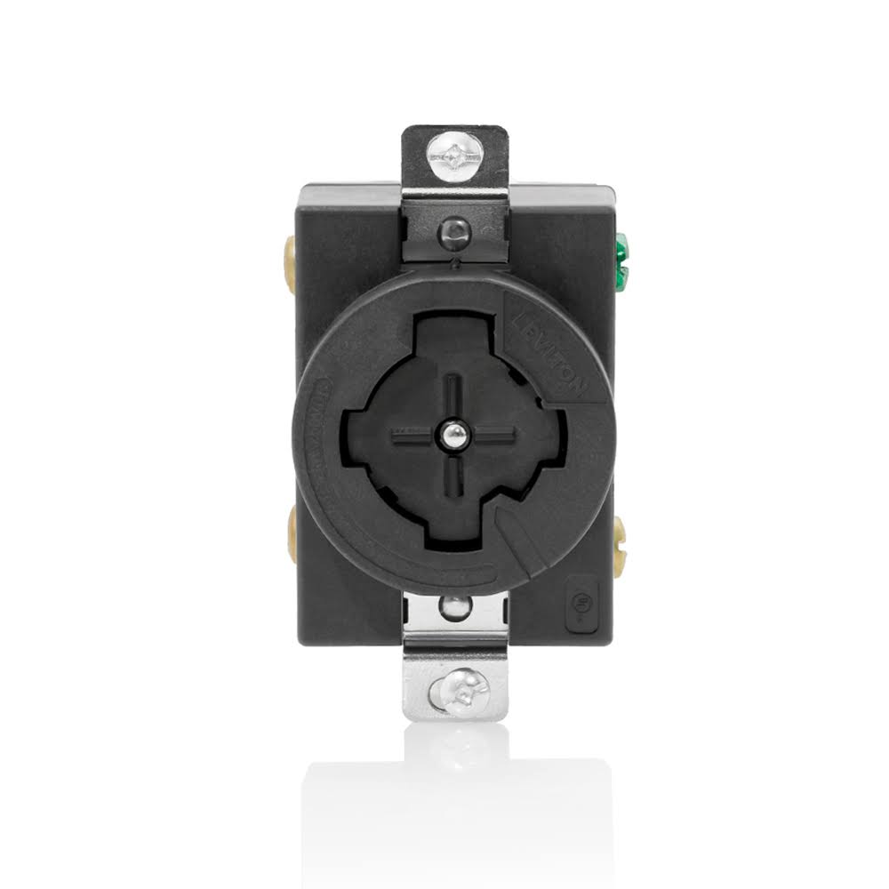 Leviton 20403-L Eb Receptacle Single 3P4W Noncsa 30A 600VAC 20A250VDC