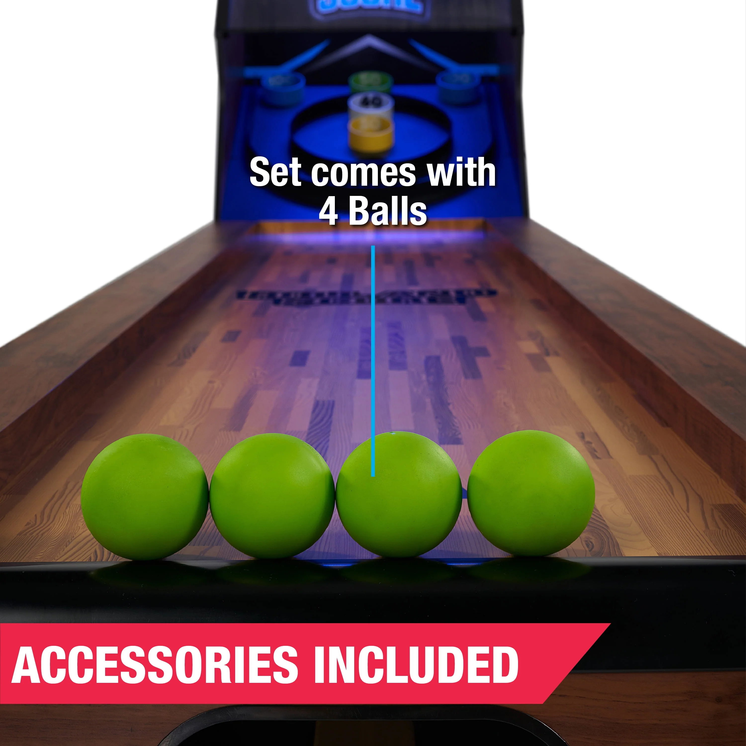 MD Sports 9' Roll and Score Game, LED Scorer, Arcade Sound Effects