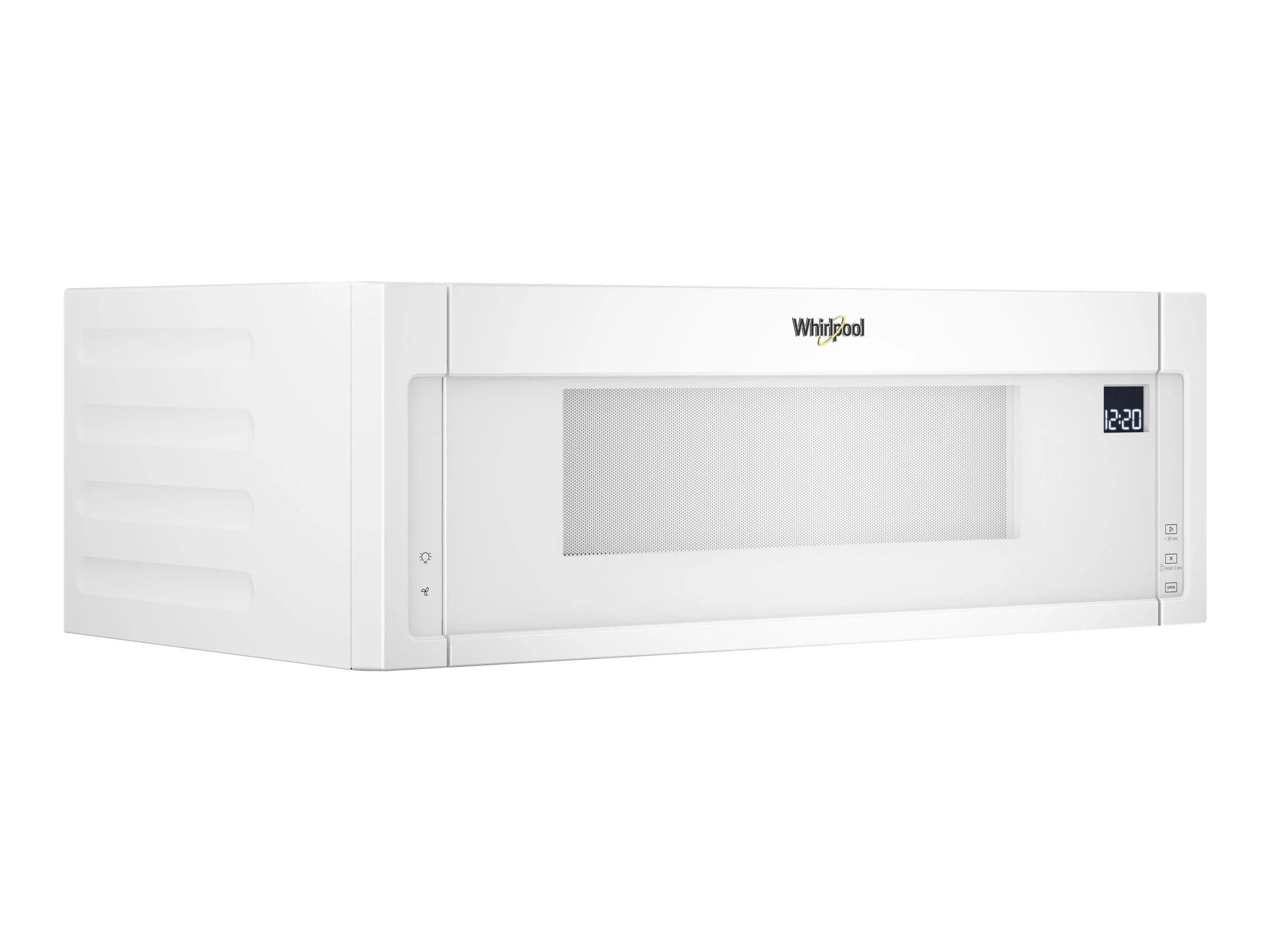 Whirlpool WML75011HW - Microwave oven - over-range - 1.1 cu. ft - 1000 W - white with built-in exhaust system