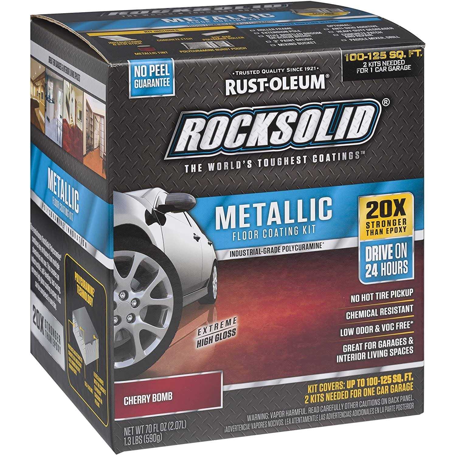 Rust-Oleum 60003 RockSolid Floor Coating Garage Gray Kit - Shop Hardware Tools Online Store