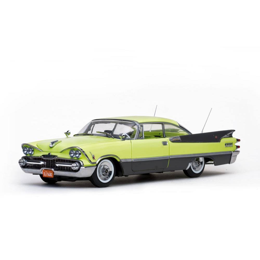 1959 Dodge Custom Royal Lancer Hard Top Yellow Platinum Edition 1/18 Diecast Model Car by Sunstar