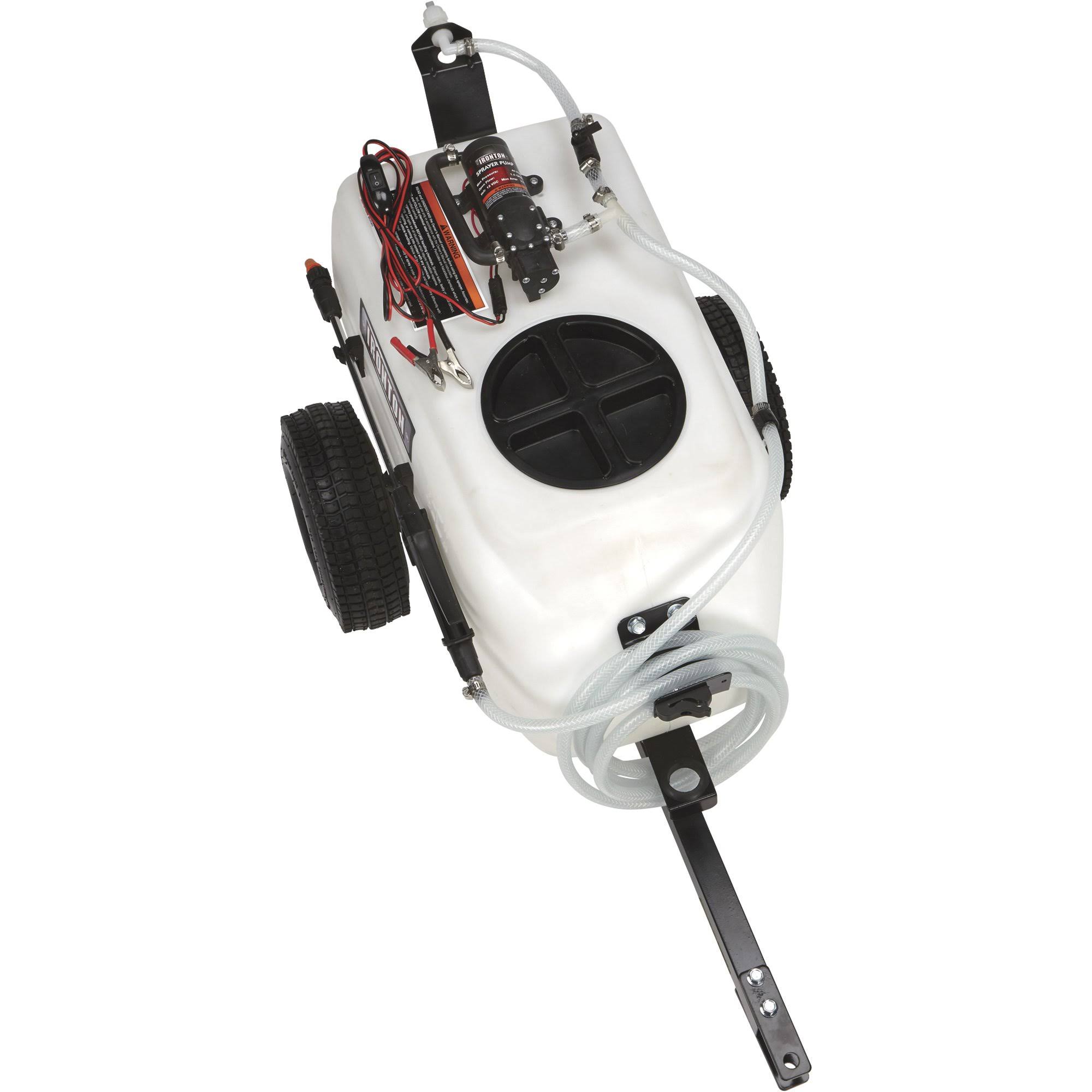 Ironton 13 Gallons 12 Volt DC Tow-Behind Towable Broadcast u0026 Spot Sprayer ATV 282790