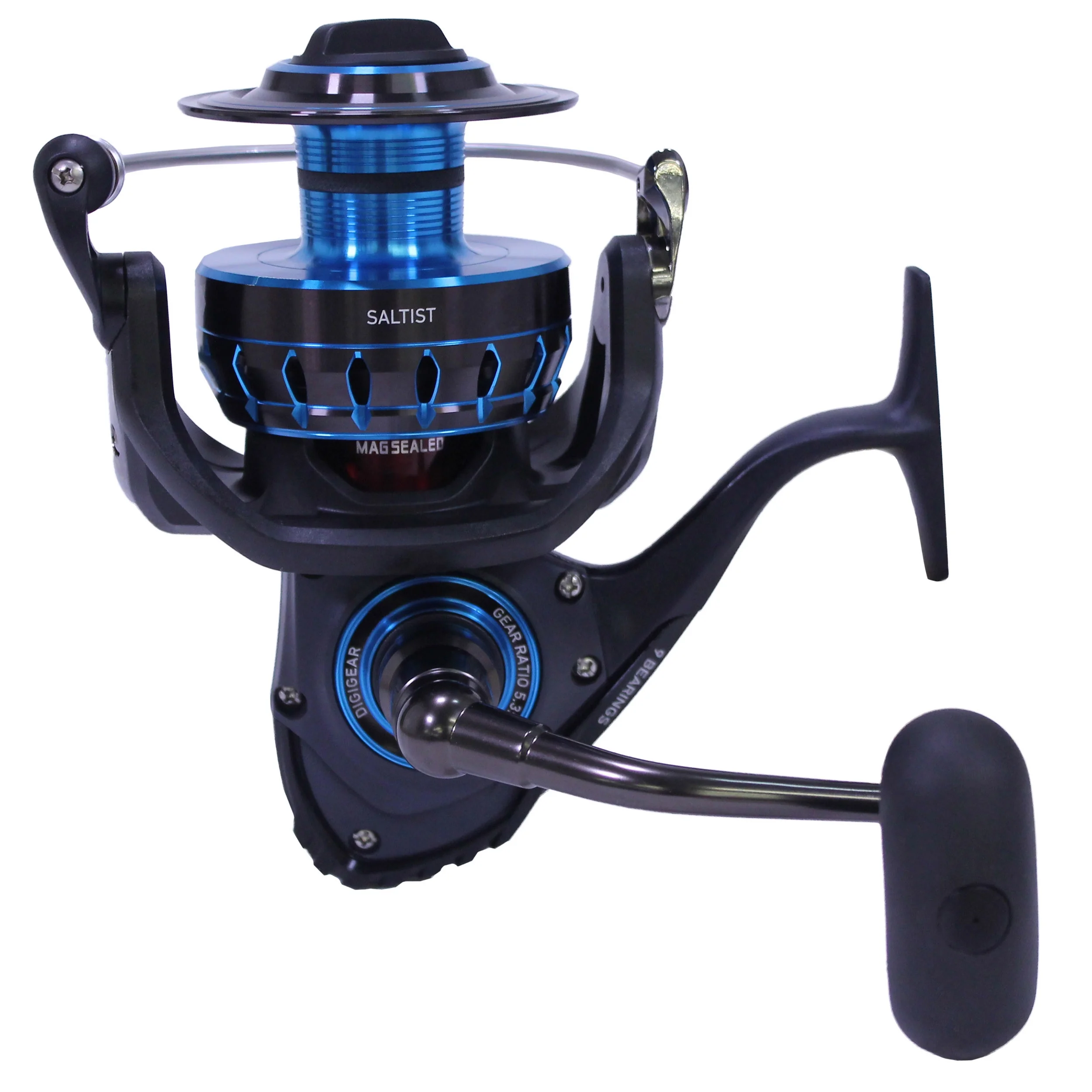 Daiwa Saltist 4500 Spinning Reel 5.7:1 Gear Ratio, 9 Bearings, 43.10" Retrieve Rate, 22 lb Max Drag