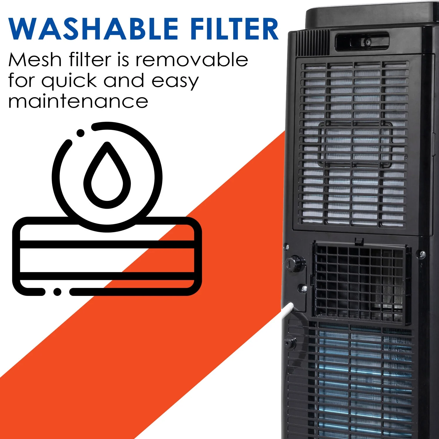 Gree 6,000 BTU (DOE) 10,000 BTU (ASHRAE) Portable Air Conditioner with Remote up to 350 Sq ft