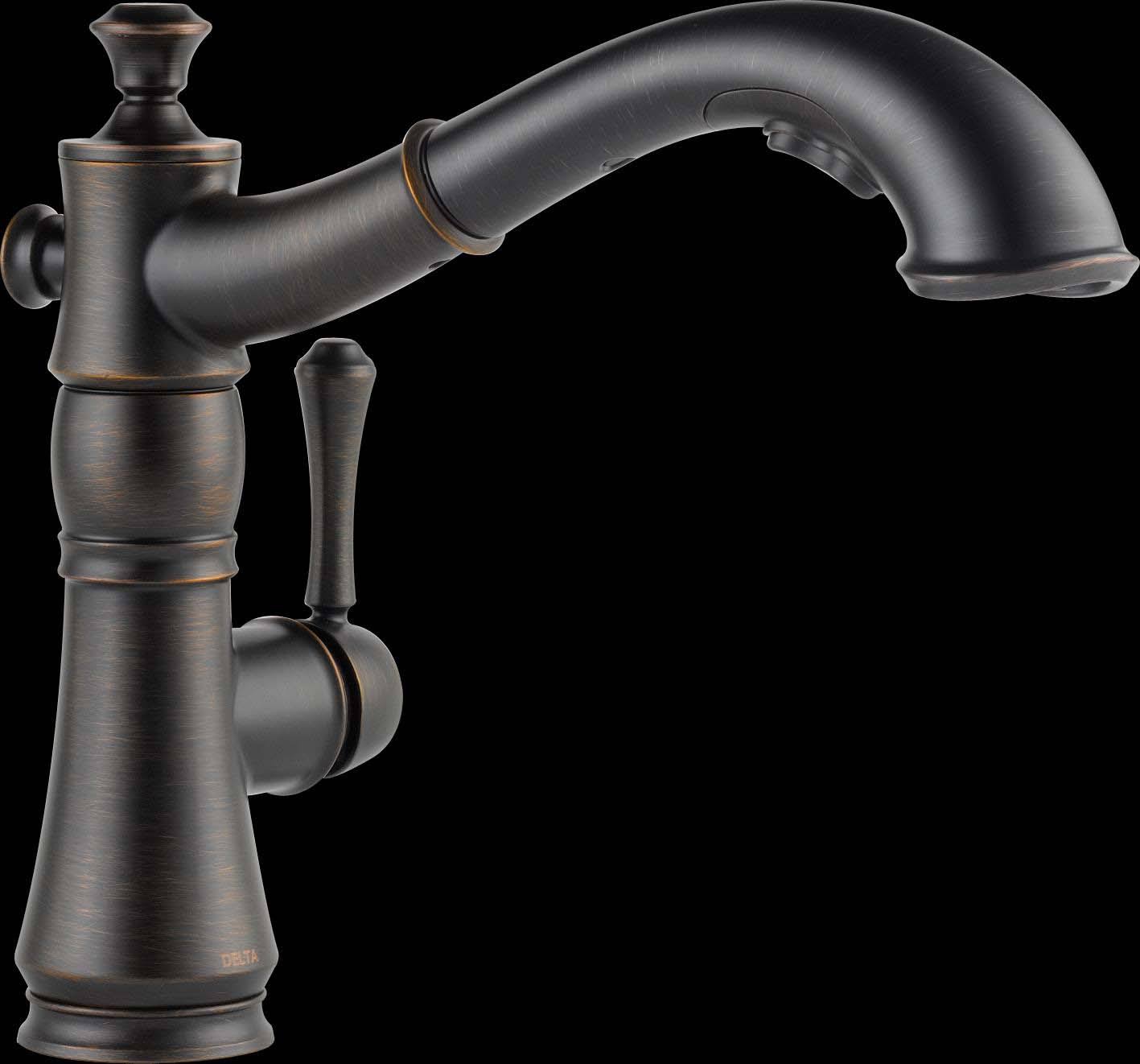 Delta 4197-RB-DST Cassidy Single Handle Pull-Out Kitchen Faucet - Venetian Bronze