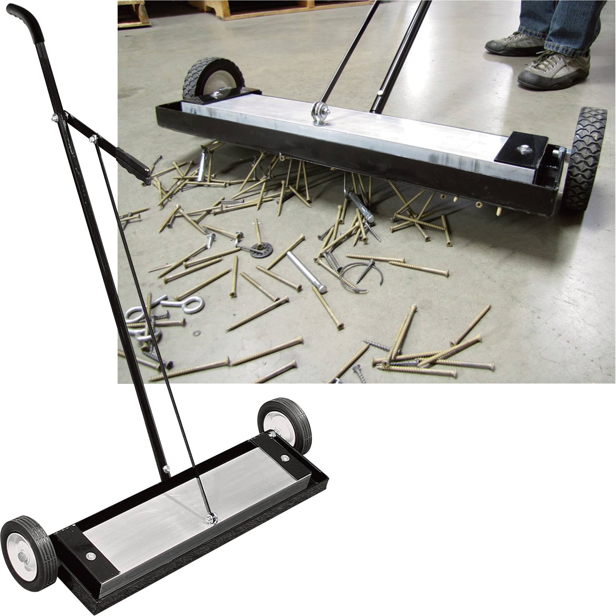 24x22 Magnetic Floor Sweeper with Release