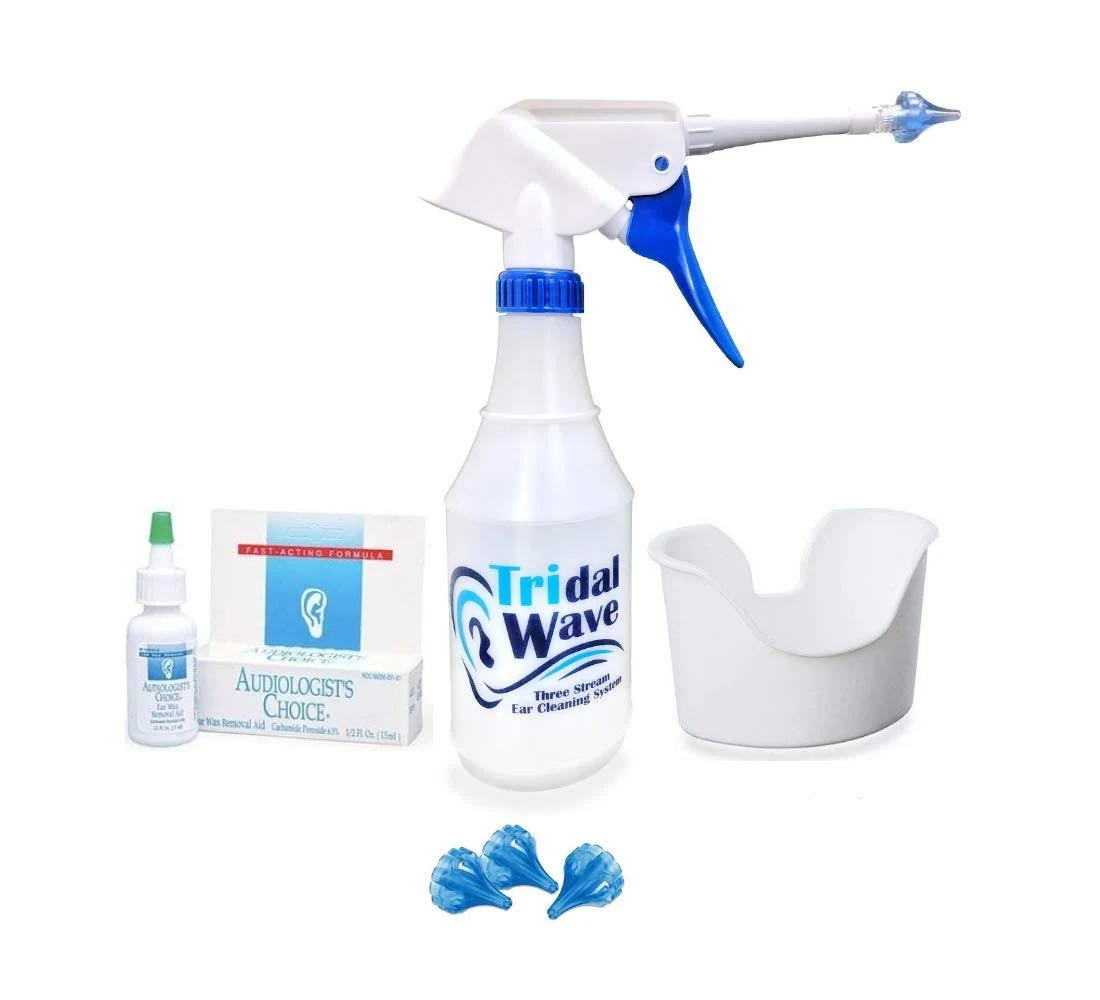 Ear Washer System (XL Kit) - Home Solution for Safely Removing Built-Up Earwax and Preventing Future Earwax Buildup - Made by Tr