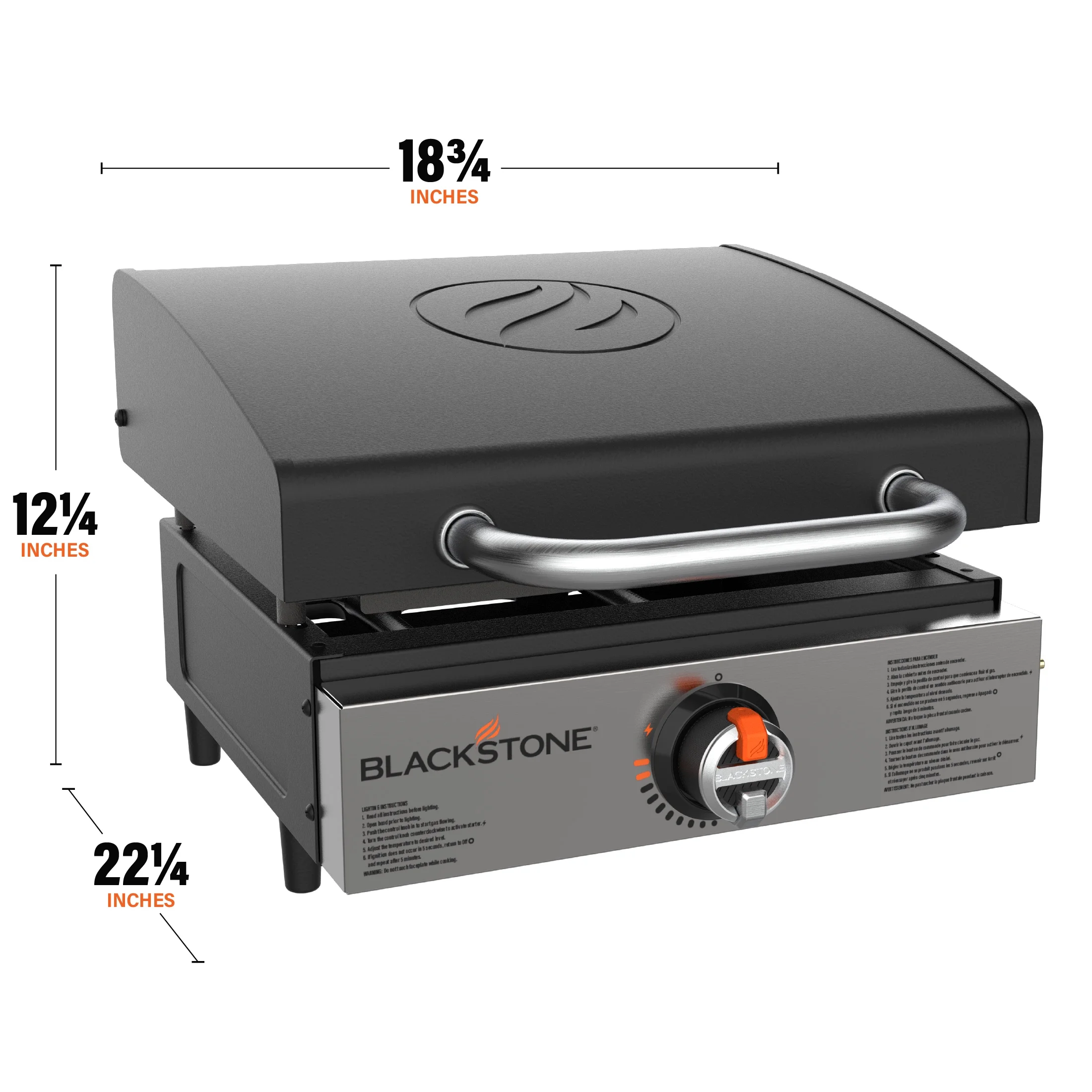Blackstone 17” Original Tabletop Propane Griddle with Hood