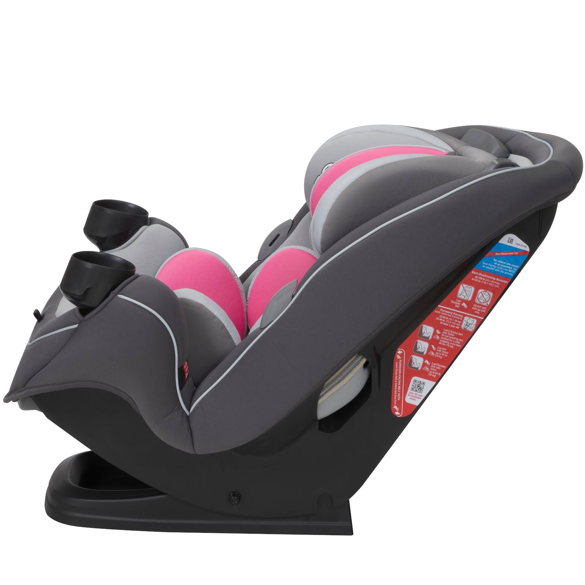 Safety 1st Grow and Go 3-in-1 Convertible Car SEAT, Carbon Rose