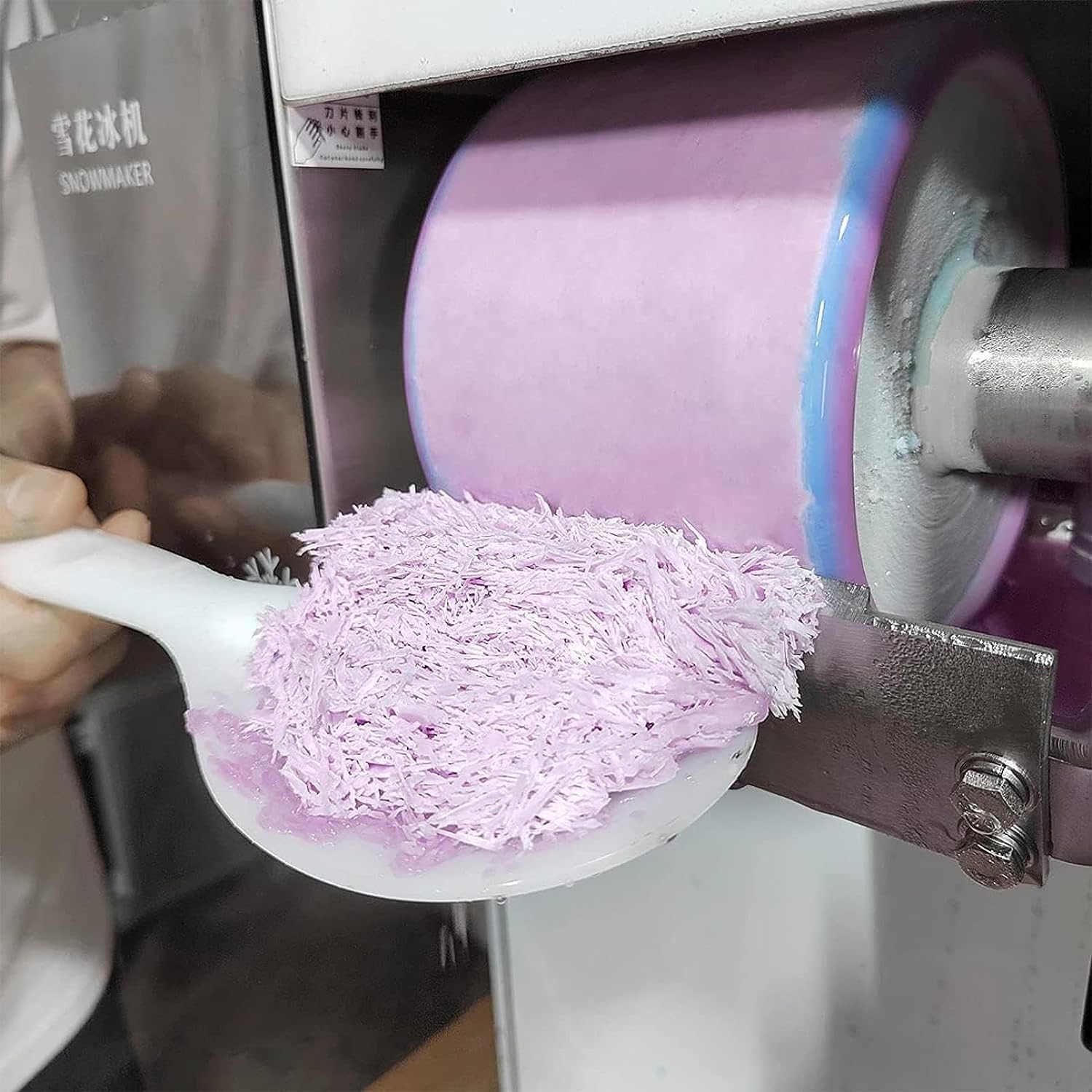 Snow Cone Machine, Snow Cone Maker with 130-350 Lbs/24H, Frozen Drink Machine with Temperature Preservation, ICEE Machine/Shaved Ice Machine for Supermarkets, Cafes, Restaurants, Bars