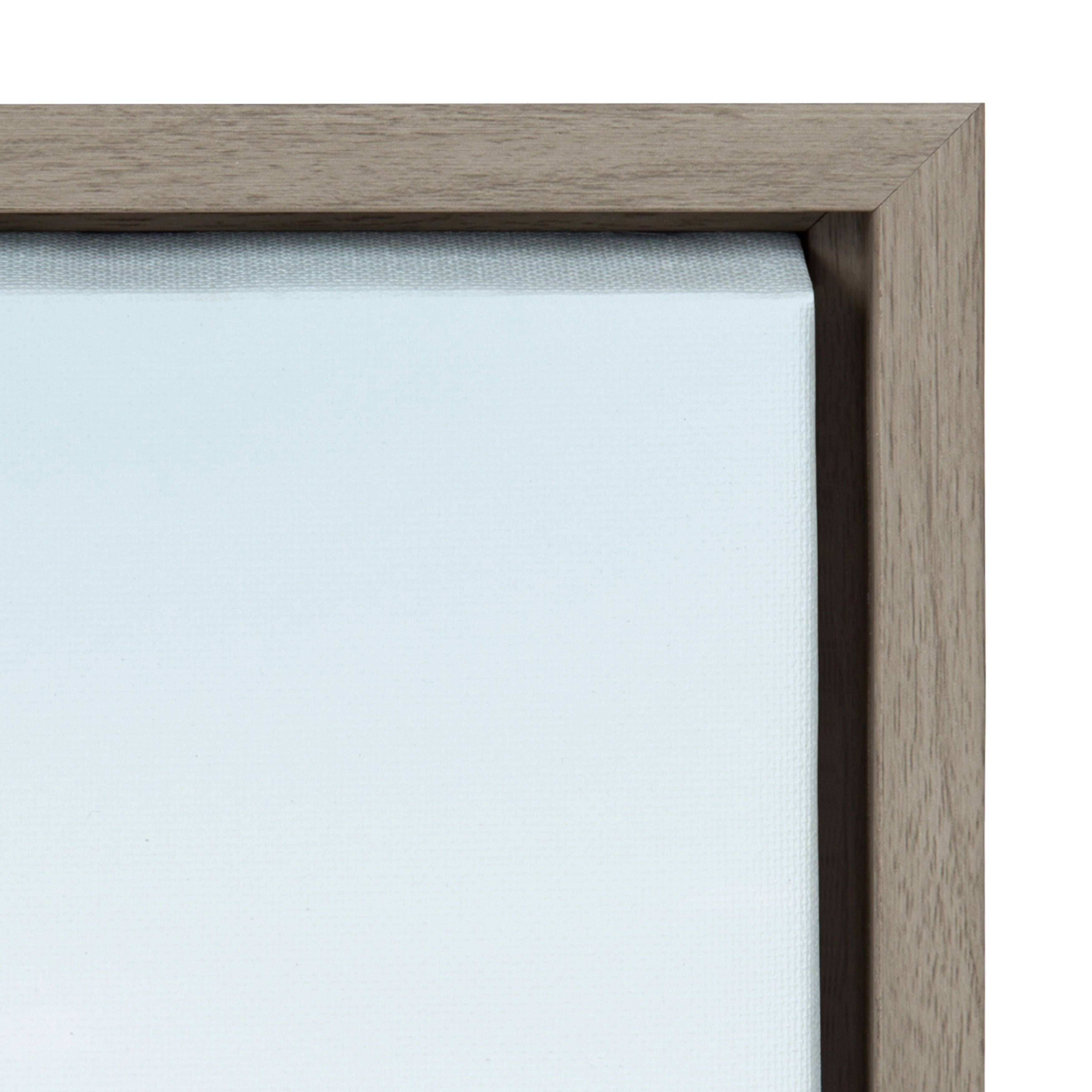 Kate and Laurel Sylvie Ocean Beach Framed Canvas Set - Gray (3 Piece)