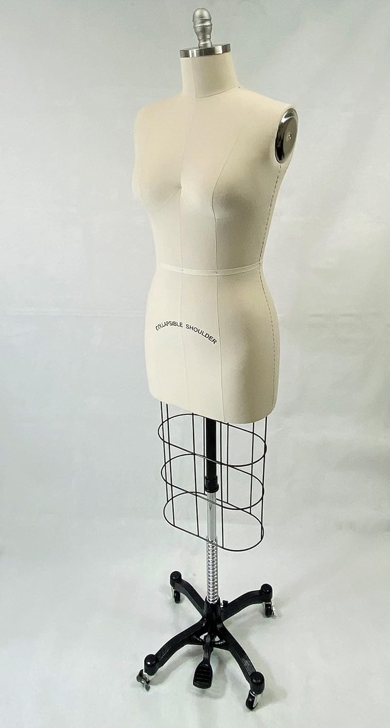 Size 6 Height-Adjustable Professional Dress Form