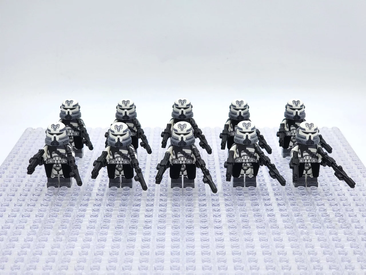 Star Wars Phase 2 Wolfpack Airborne Clone Troopers Paratroopers Custom Minifigures - Curated Treasures Market