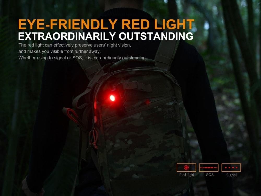 FENIX LD15R 500 Lumen USB rechargeable right angled task light/Flashlight with EdisonBright USB charging cable Pack of 2