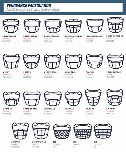 Schutt Vengeance Stg Big Grill Facemask - Dark Green / Carbon Steel