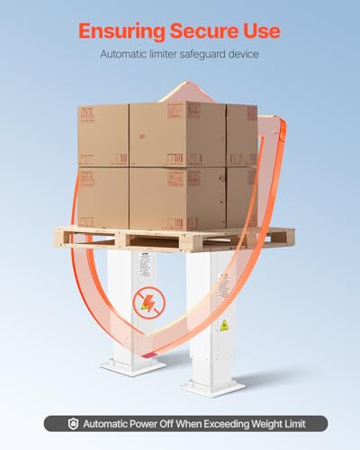 VEVOR Electric Lifting Column System, 176 lbs Lift Table, 14.2-31.1 in Height Range, Three-Stage Adjustable Desk Column, Telescopic Table Leg, Comes with Power-Supply Option to Control up/Down Motion