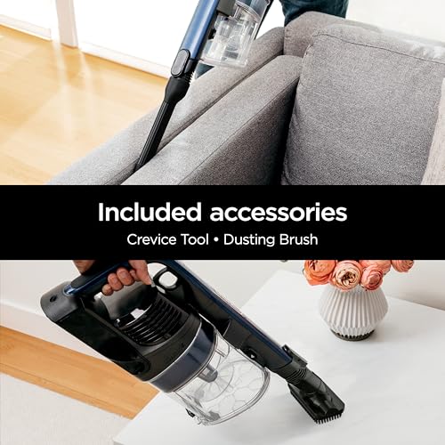 Shark | Pet Cordless Vacuum Cleaner | LED Headlights | Removable Handheld Vacuum for Pet Hair | Crevice Tool & Pet Multi-Tool Included | 40min Runtime | For Carpet & Hard Floors | Grey | IX141