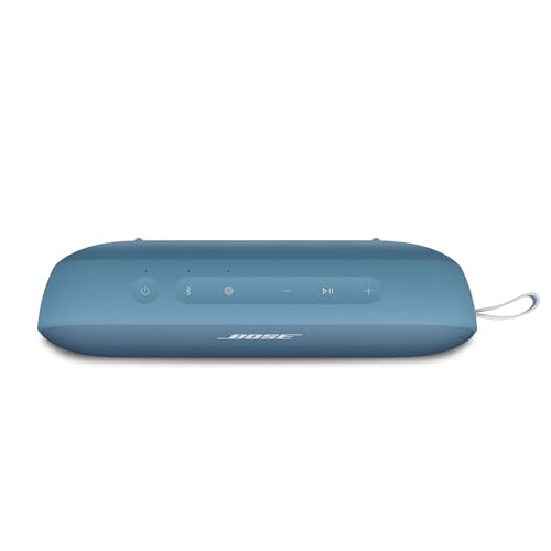 Bose SoundLink Flex Portable Bluetooth Speaker (2nd Gen), Portable Outdoor Speaker with Hi-Fi Audio, Up to 12 Hours Battery Life, Waterproof and Dustproof, Twilight Blue - Limited Edition Color