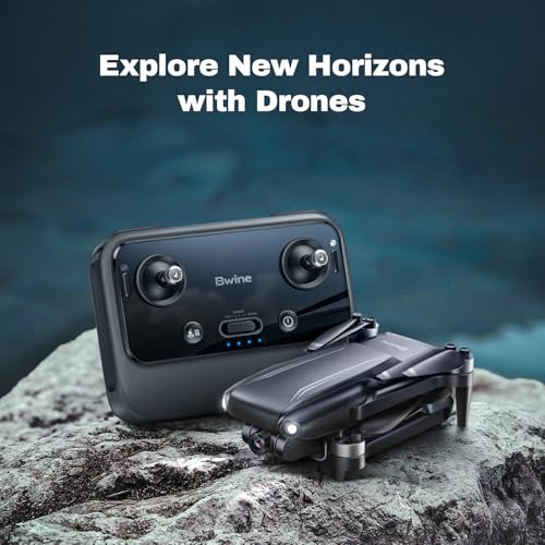 Bwine GPS Drone with Camera 4K UHD - F7MINI, Under 249g, 60-Min Flight Time, Auto Return, Follow Me, Waypoint Fly, Circle Fly, 5-Level Wind Resistance - Ideal for Adult Beginners