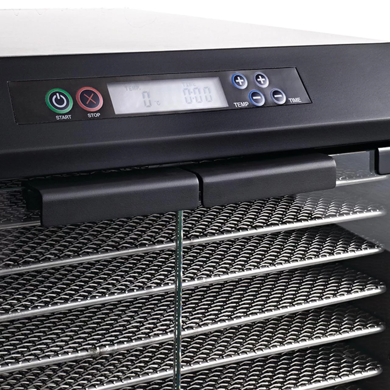 Excalibur 600W Stainless Steel 10 Tray Commercial Food Dehydrator with Adjustable Temperature Control and Two 99-Hour Timers