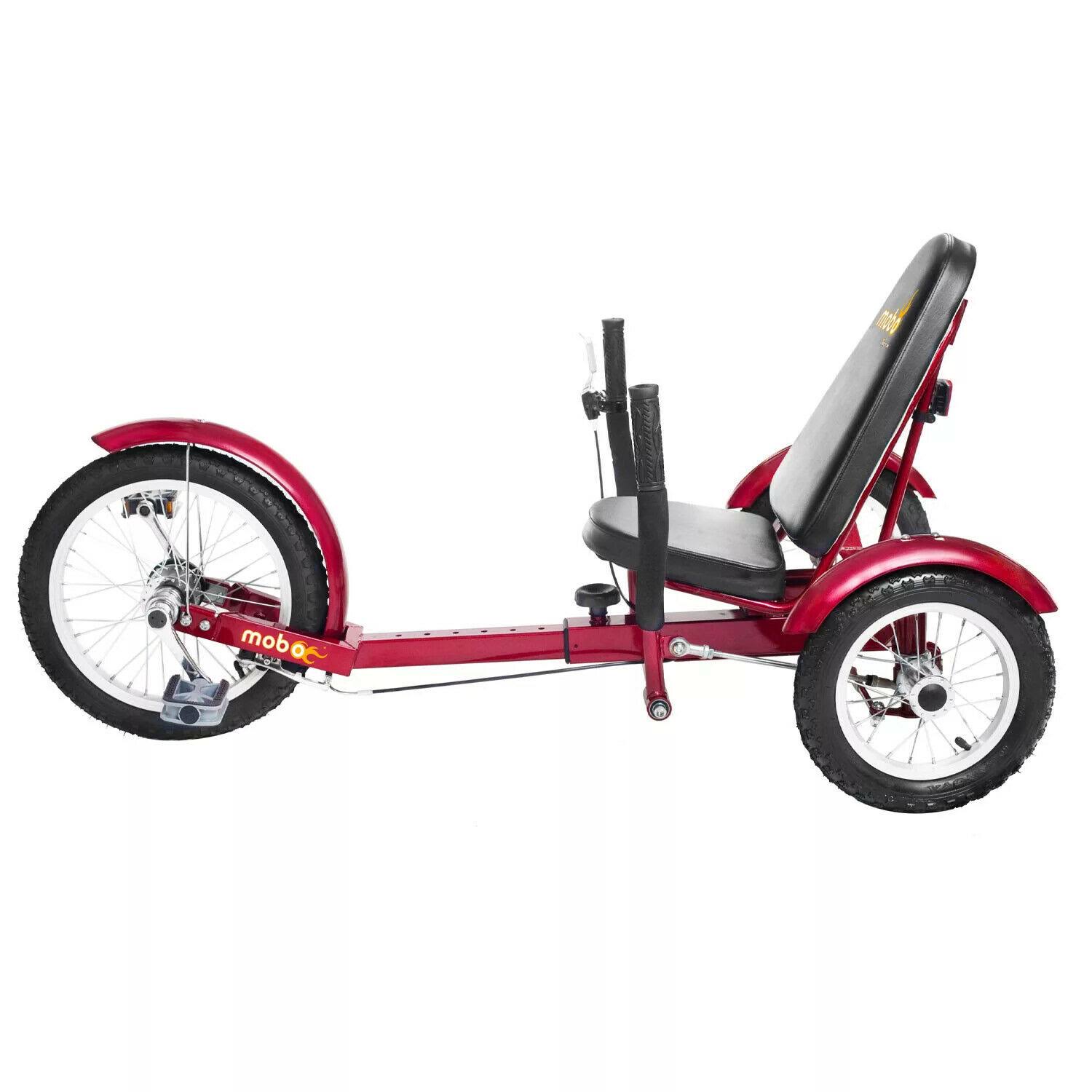 Mobo Triton The Ultimate Three Wheeled Cruiser - 16 in. - Red
