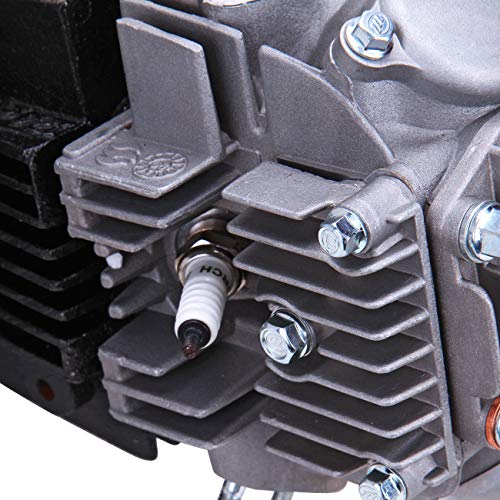125CC 4-Stroke Semi Auto Engine Motor, 4 Speed ATV Quad Engine Motor Complete Kit, Single Cylinder Air-Cooling Motor w/Reverse Electric Starter for Go Kart, Dirt Bike, ATV, Pit Bike and More