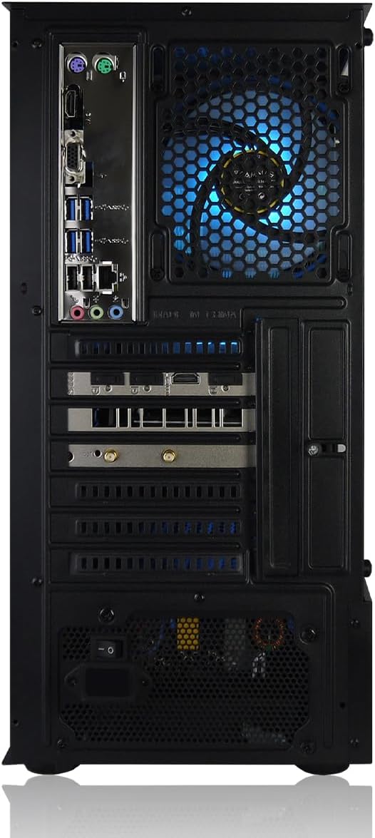 AVGPC Max Gaming PC - AMD RYZEN 5 5600G 6-Core 4.4 GHz Max Boost, 16GB 3200Mhz DDR4, RTX 4060 8GB, 1TB M.2 NVME SSD, MAX Case, Windows 11, WiFi/AC