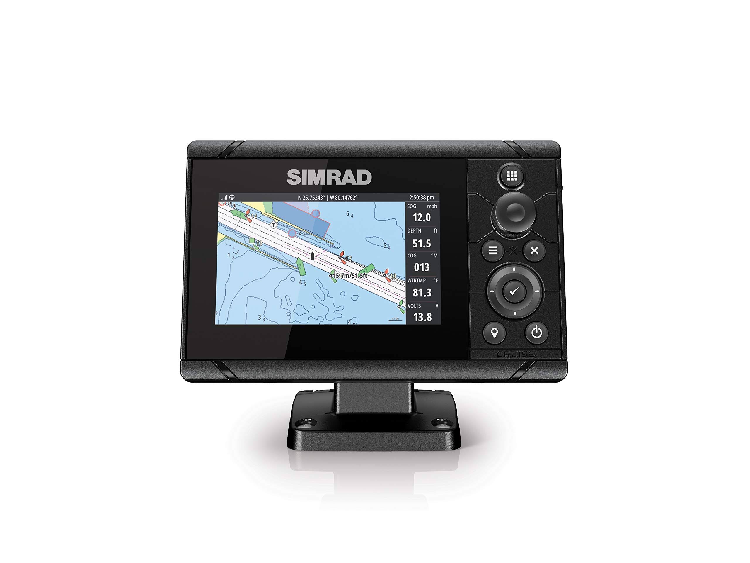 Simrad Cruise 5 US Coastal with 83/200 Transom Mount Transducer