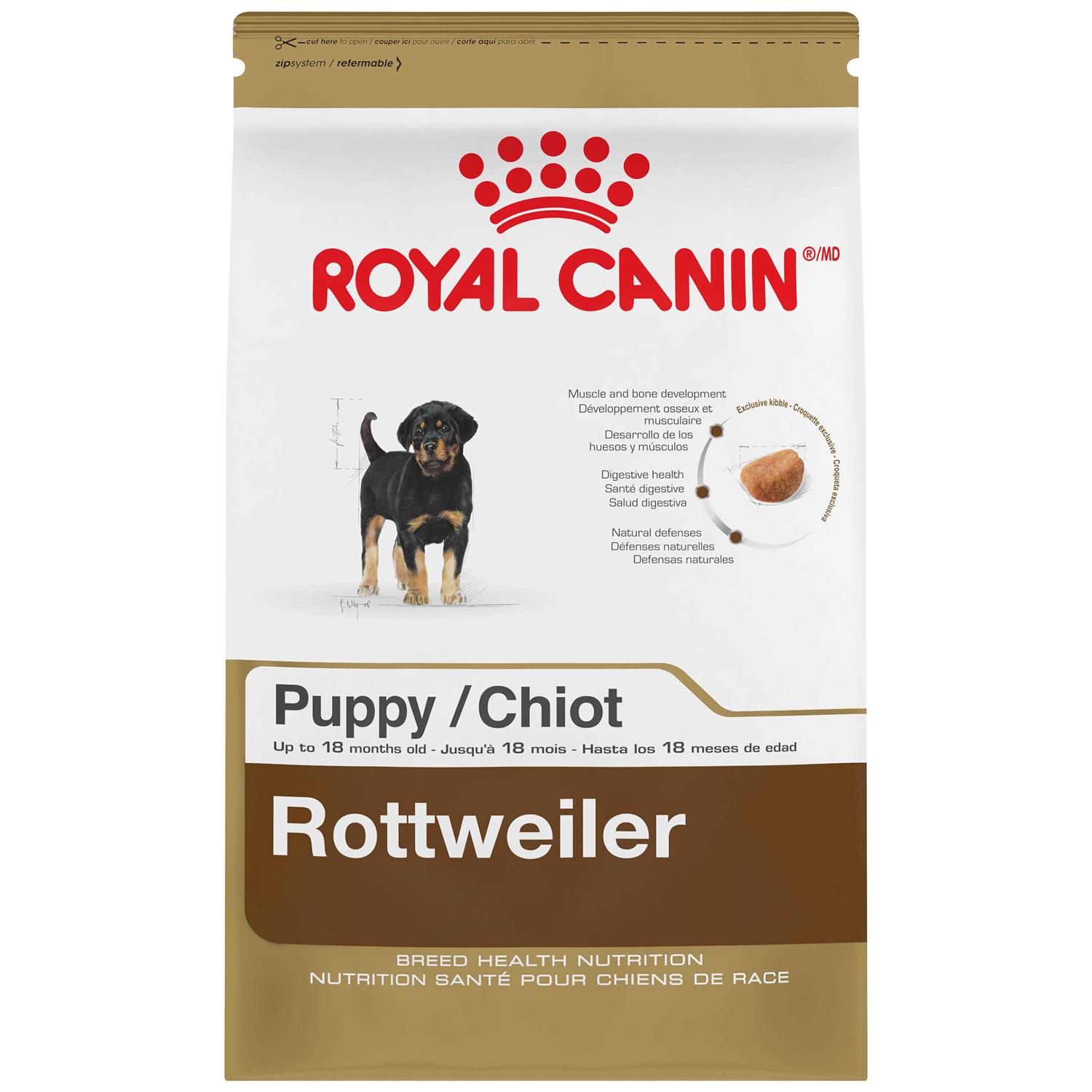 Royal Canin Breed Health Nutrition Rottweiler Puppy Dry Dog Food - Pet Supplies online store