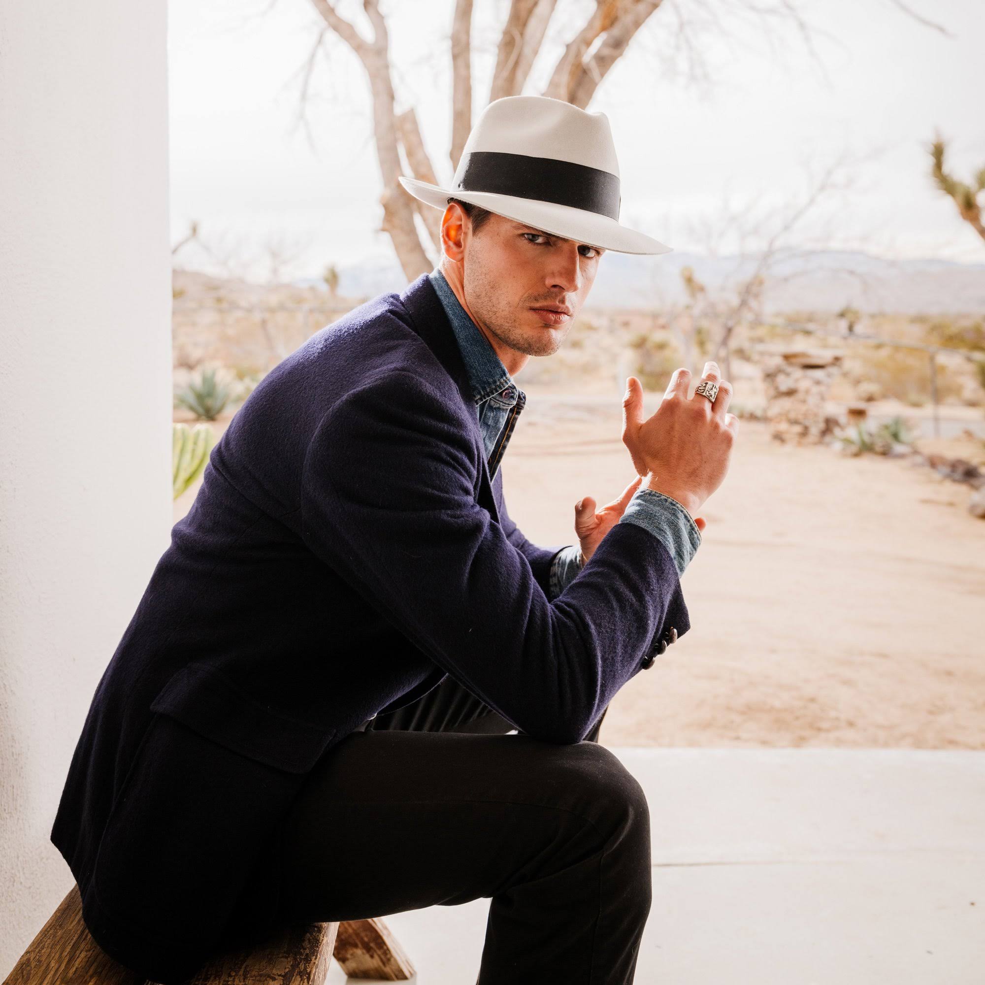 Stetson Temple Fur Felt Fedora Hat