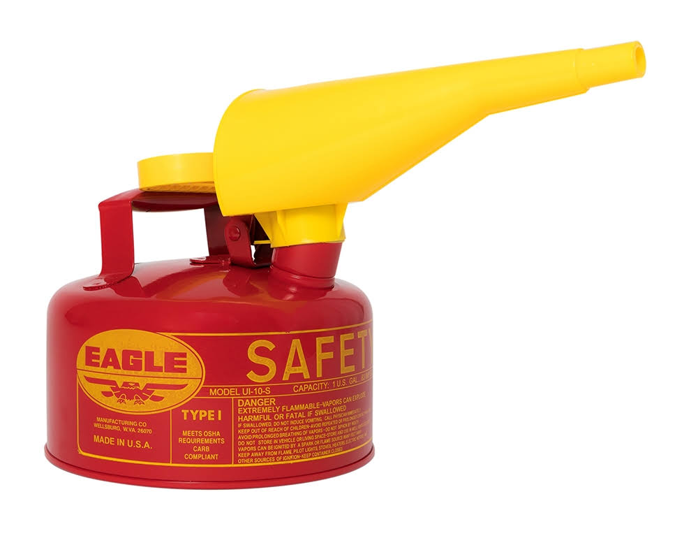 Eagle Type I Red Safety Can, 1-gal. UI-10-FS