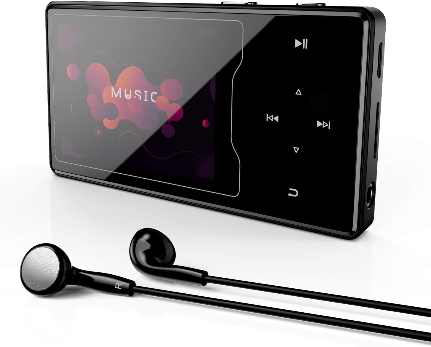 MP3 Player with Bluetooth 5.0, BERENNIS 16GB Portable HiFi Lossless Sound 2.4" Large Screen Music Player with FM Radio Voice Recorder Video Player, Support up to 128GB Pack of 2