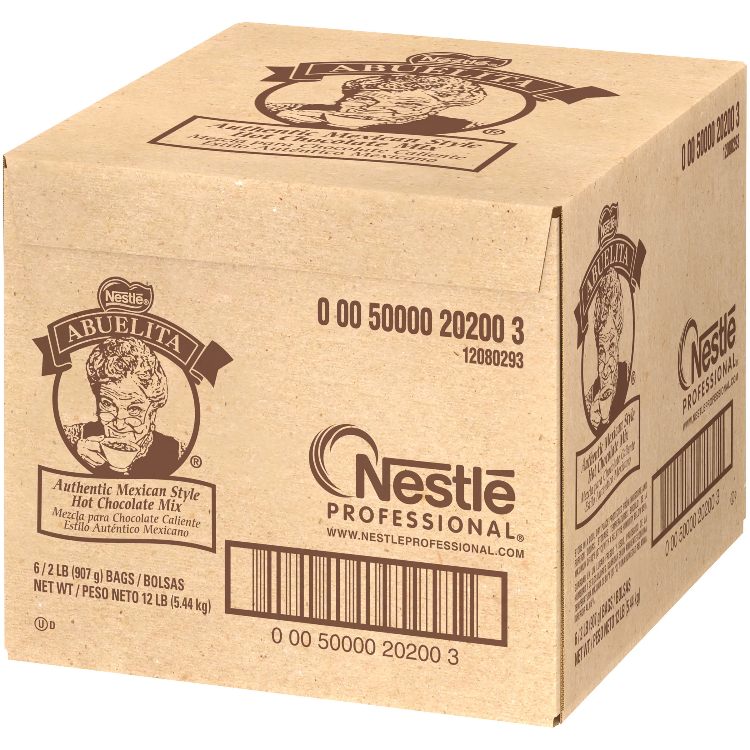 ABUELITA Authentic Mexican Style Hot Cocoa Mix 6-2 lb. Bags