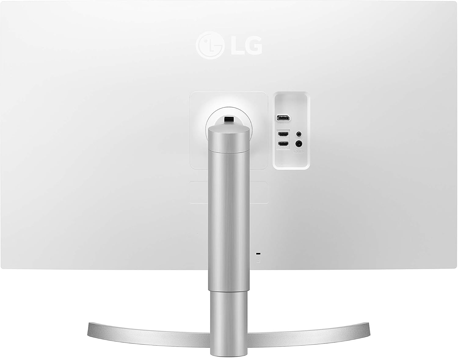 LG 32UN550-W Monitor 32" UHD (3840 x 2160) Display, DCI-P3 90% Color Gamut, HDR 10, AMD FreeSync, Borderless Design, Tilt/Height Adjustable Stand - Silver