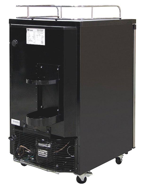 Kegco MDK-199B-01 Kegerator Cabinet Only - Black Cabinet and Door