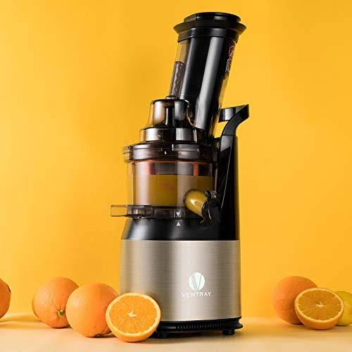 Ventray Masticating Juicer - Slow Cold Press Juice Maker - Black