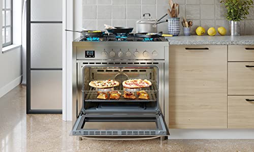 KoolMore Professional Range Stove, Rapid Convection Oven, and Digital Timer, Stainless-Steel Appliance