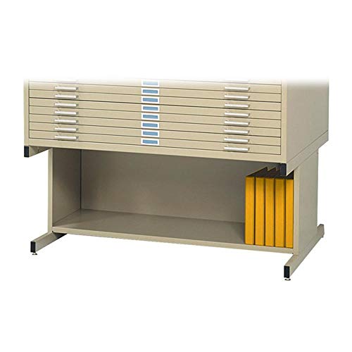 Safco Products 4997WHR Flat File Closed Base for 5-Drawer 4996WHR Flat File, Sold Separately, White