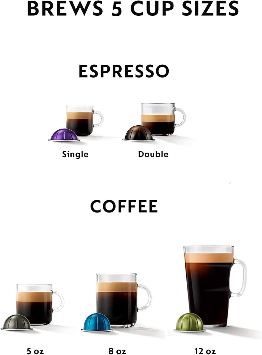 Nespresso Vertuo Pop+ by De'Longhi with Aeroccino, Mango Yellow