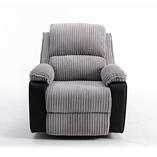 Power Recliner Chair - Modern Recliner Chair with Remote Control and Side Pockets, Adjustable Angle Reclining Sofa Chair for Adults, Single Recliner Home Theater Seat for Living Room (Brown)