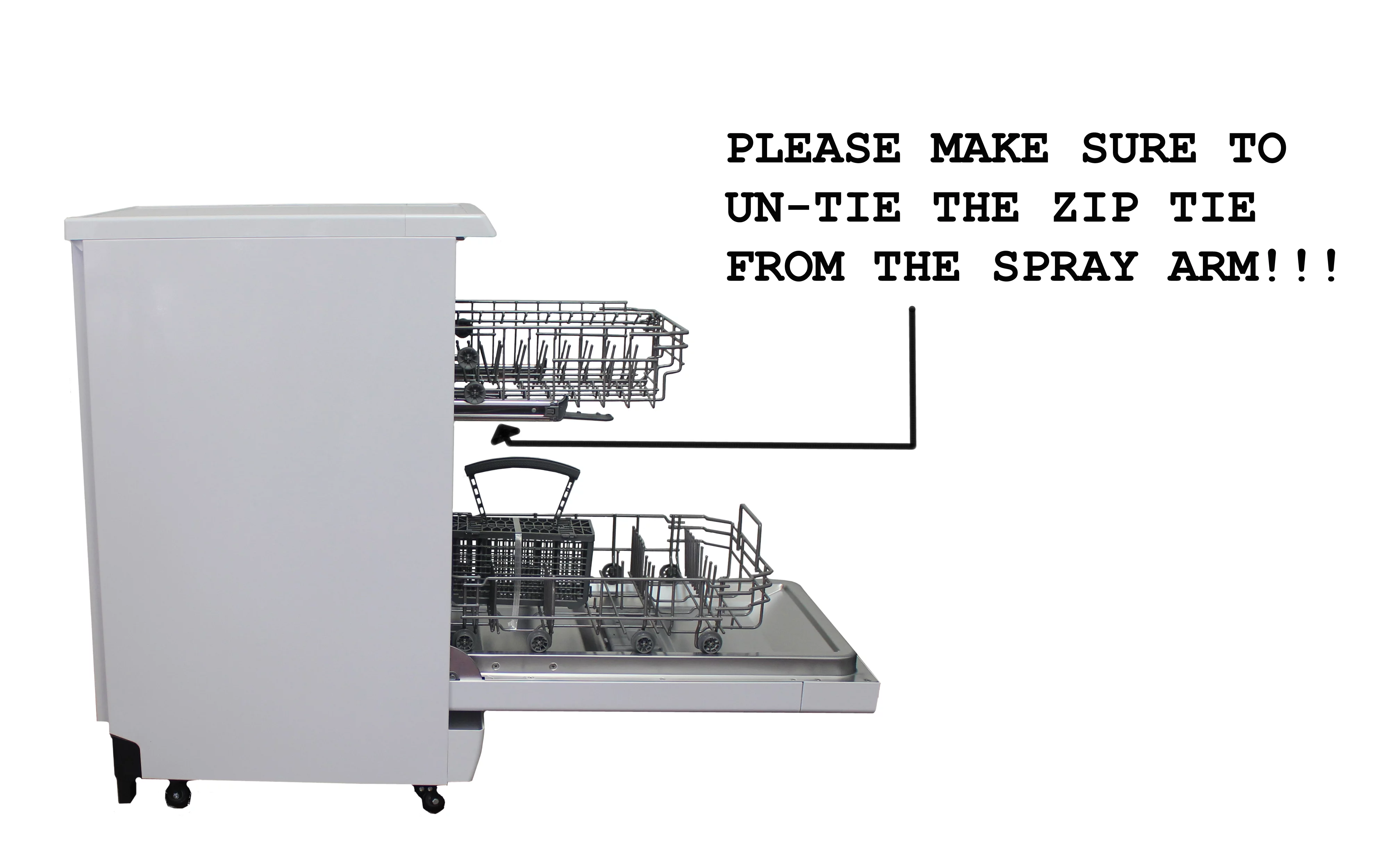 Sunpentown 18" Portable Dishwasher, Energy Star, White SD-9263W