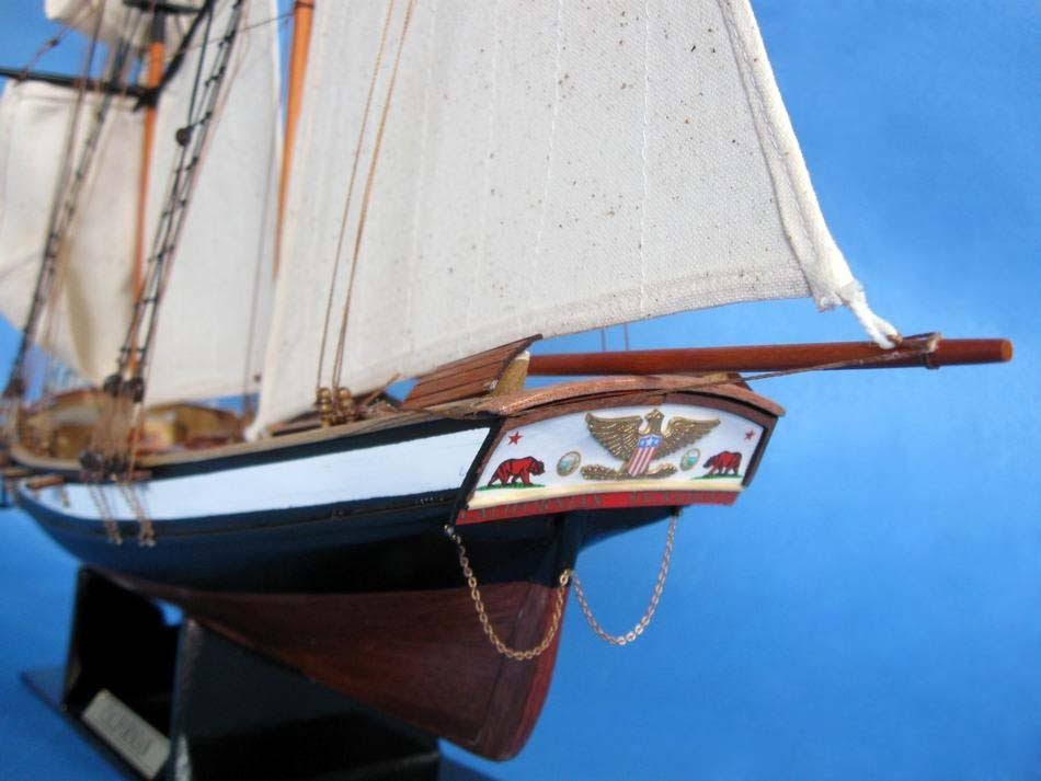 Californian 24 inch - Wooden Model Tall Ship - Tall Ship Model - Nautical Gift - Wooden Tall Ship Model - Vintage Model Ship