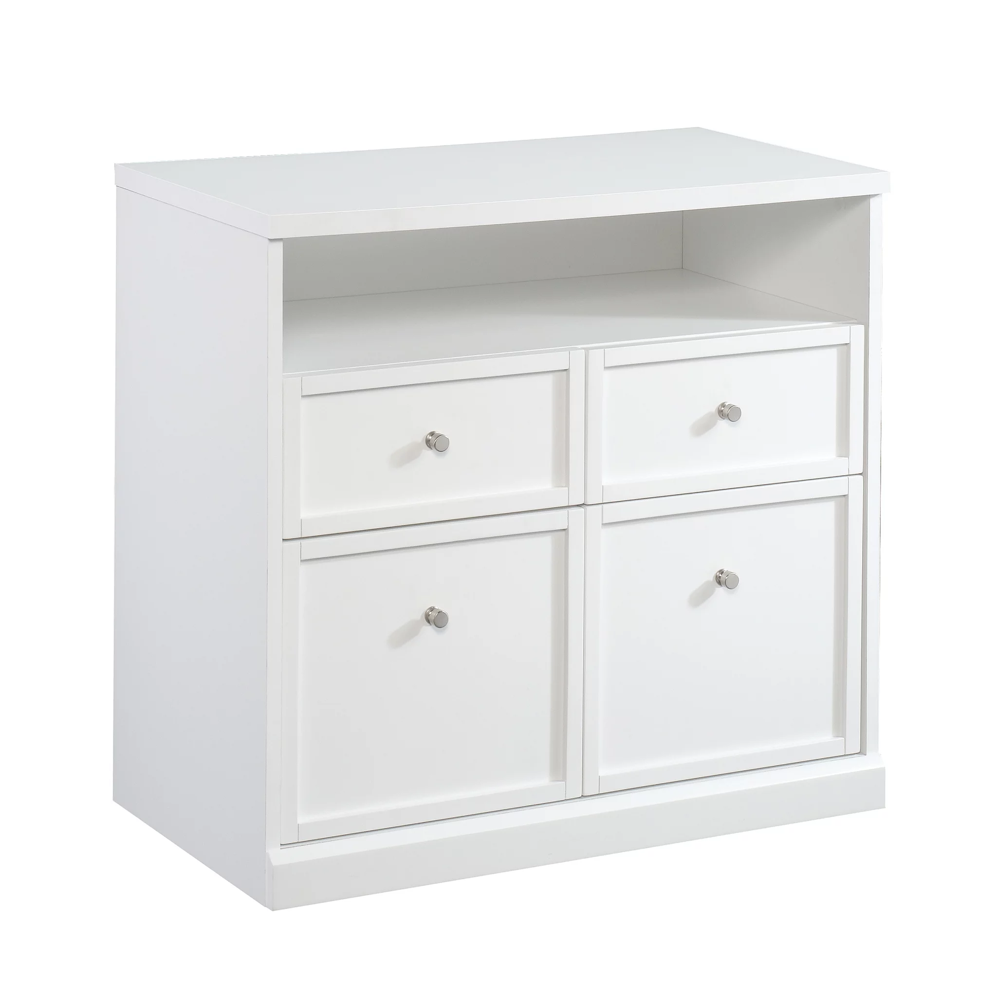 Sauder Craft Pro 4 Drawer Storage Cabinet in White