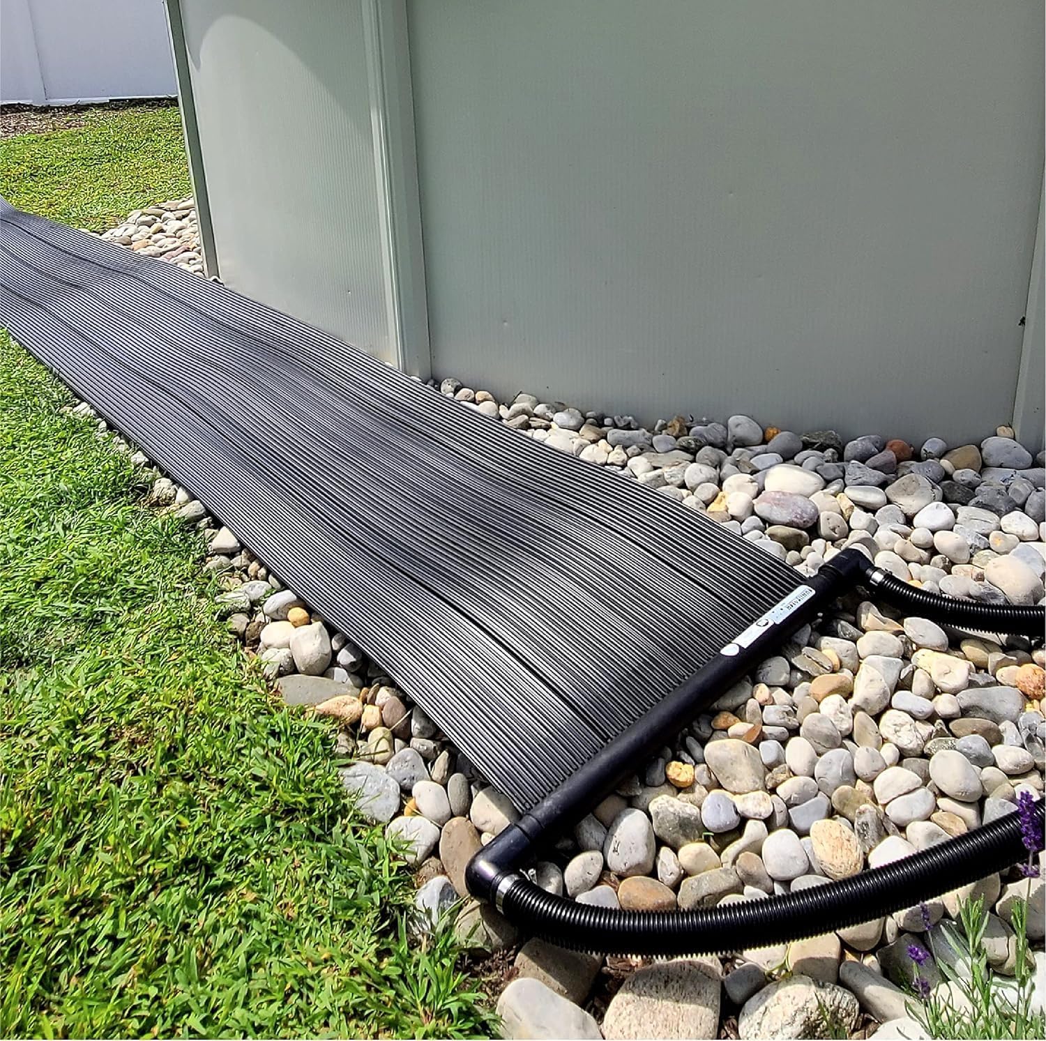 SunHeater Solar Heater, Includes One 2’ x 20’ Panel (40 sq. ft.), 10-Year Warranty – Heating System for Aboveground/Inground Swimming Pools – Raises Water Temperature up to 15°F – S1220U