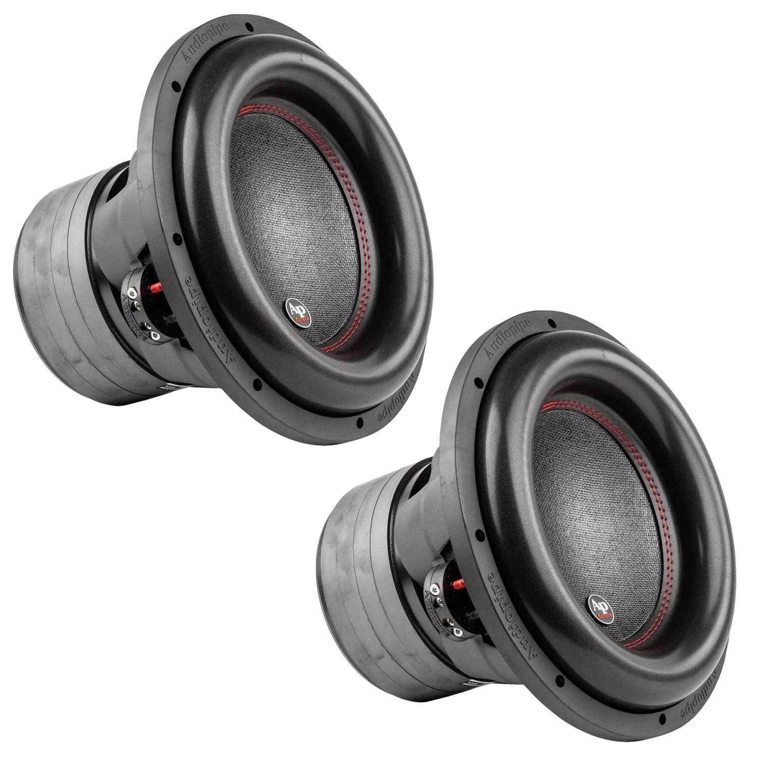 12x22 Subwoofers Dual 4 Ohm 1100 Watts RMS Car Audio Audiopipe TXX Bdc4 12 Pair