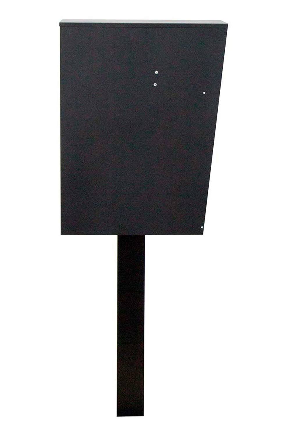 The Vacation Mailbox with Post, Black