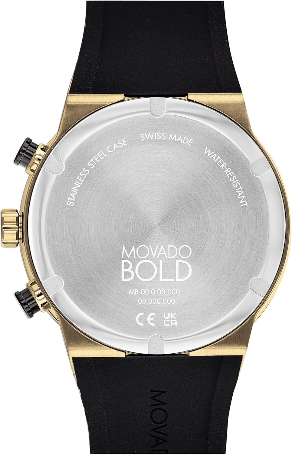 Movado Bold Fusion Men's Watch - Swiss Quartz Chronograph Movement, Silicone Strap - 5 ATM Water Resistance - Luxury Fashion Timepiece for Him - 44.50mm