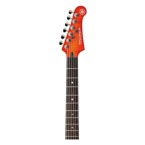 YAMAHA 6 String Solid-Body Electric Guitar, Right, Translucent Black, 612VII (PAC612VIIFM TBL)
