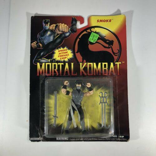 Hasbro Mortal Kombat Fighter Smoke 3.75x22 Action Figure Vintage 1994