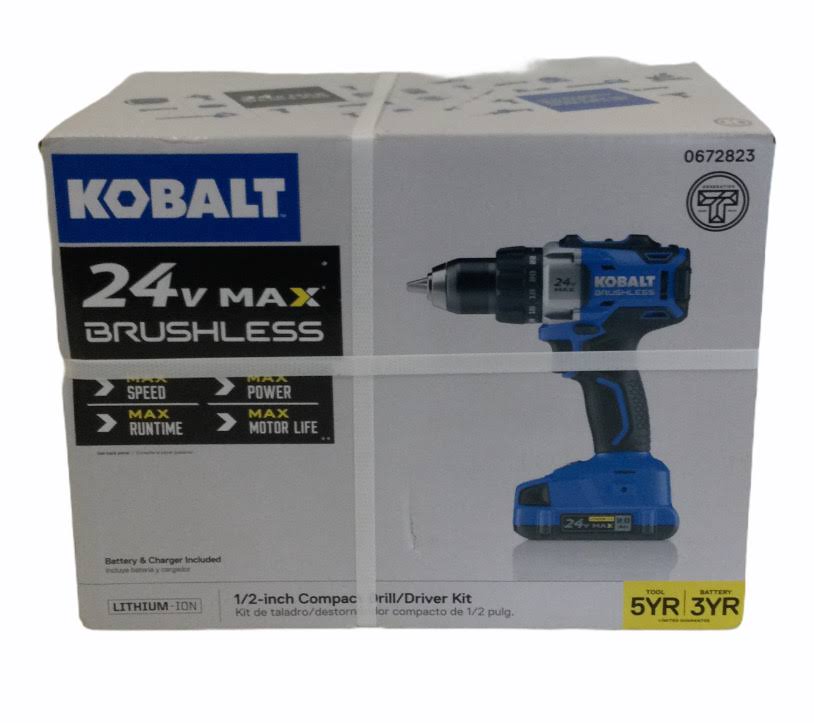 Kobalt 24-Volt Max 1/2-in Cordless Brushless Drill